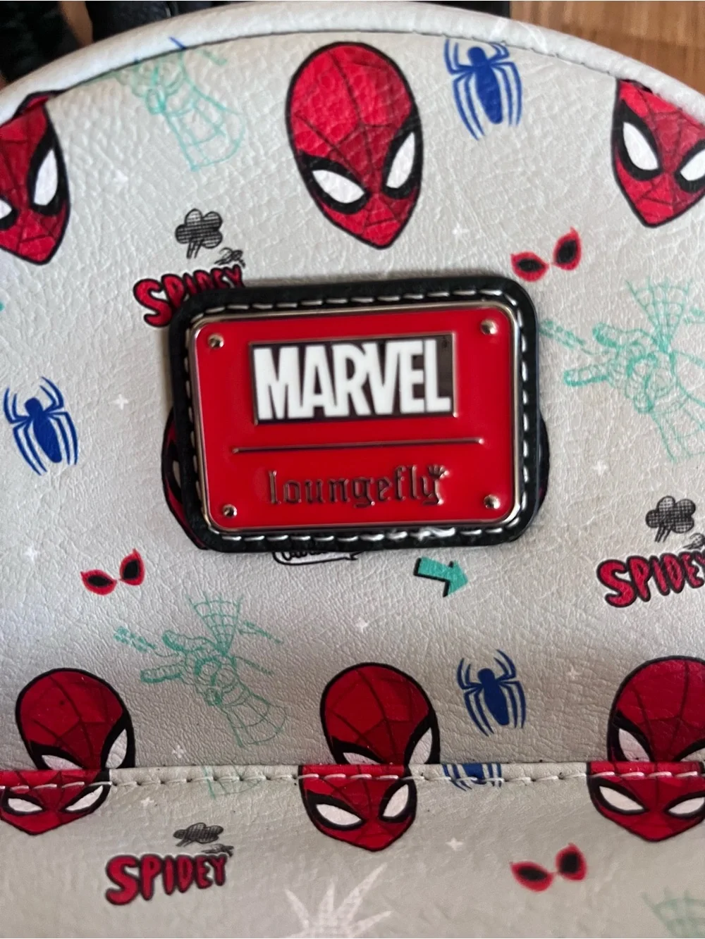 Loungefly Marvel White & Red Spider-Man Mini Backpack